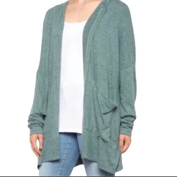 Young Fabulous & Broke Otowa Hooded Open Cardigan Sweater Oversized Size Small - Picture 11 of 11